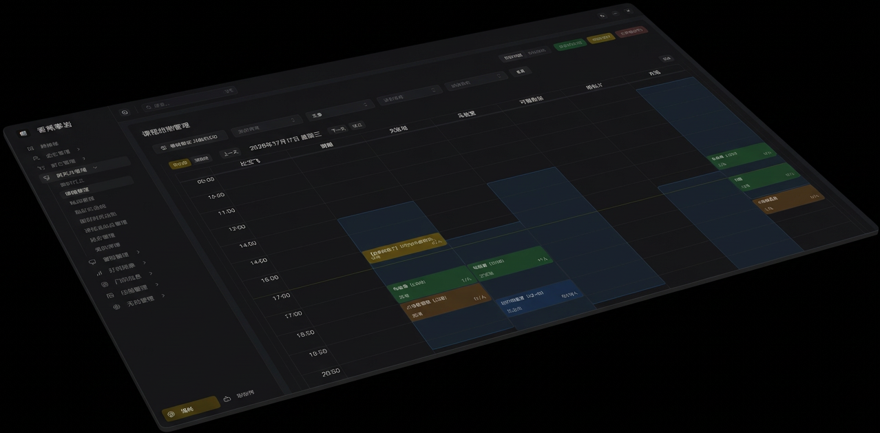 Betly Admin - 排期管理界面